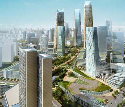 [北京]现代风格混合办公区规划及单体设计方案文本-1