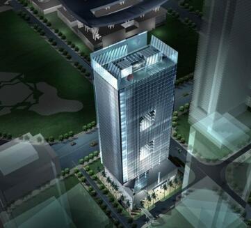 [深圳]某三十六层办公大厦建筑方案文本（含CAD）-1