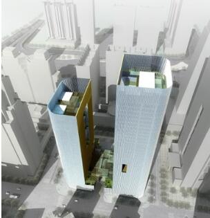 [深圳]超高层金融大厦建筑设计方案文本（含2个地块）-1