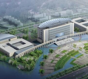 [上海]某十二层市政办公楼建筑方案文本（含CAD）-1