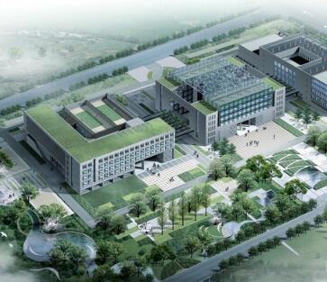 [上海]现代风格5层企业办公楼建筑设计方案文本-1