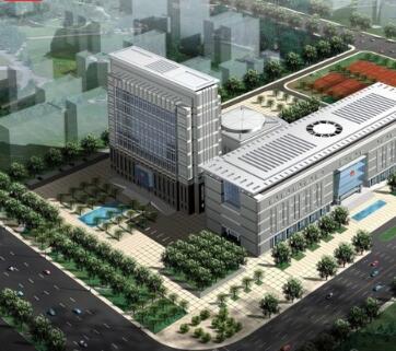 [郑州]某十六层政府办公楼建筑方案文本（含CAD）-1