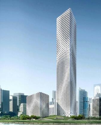 [天津]某企业超高层办公楼建筑方案文本（358米）-1