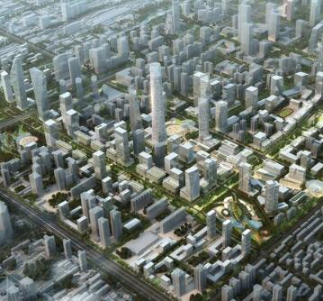 [北京]现代风格CBD中心规划设计方案文本-1