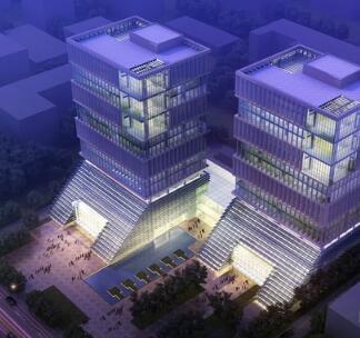 [上海]16层医药临床研究办公塔楼建筑设计方案文本-1