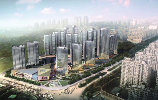 [广东]现代风格高层甲级办公楼及SOHO公寓、商业建筑设...-1