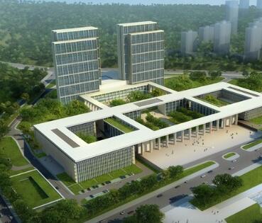 [四川]现代风格高层市区行政办公建筑设计方案文本-1
