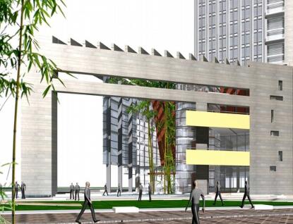 台州某电力大厦建筑方案文本-1