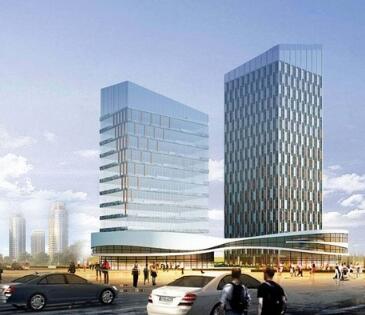 [陕西]现代风格LOFT高层办公楼建筑设计方案文本（含3个...-1