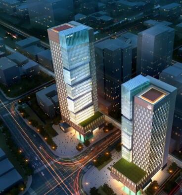 [合集]3套现代风格多功能双子塔式商务办公楼建筑设计...-1