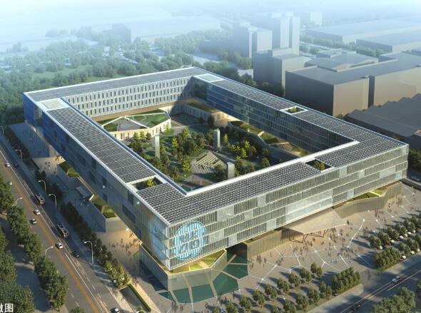 [北京]层围合式布局现代风格企业办公楼总部建筑方案文本...-1