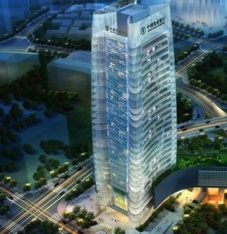 [重庆]二十八层玻璃幕墙办公楼建筑设计方案文本(含CAD ...-1