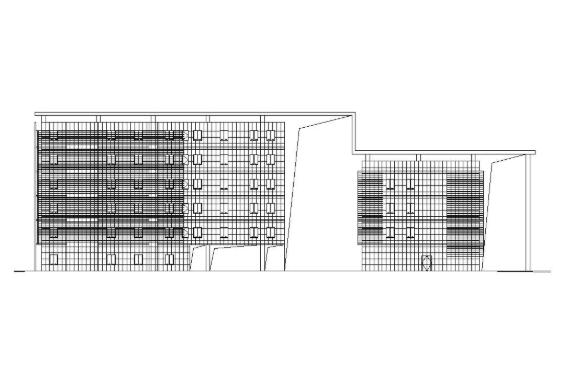 [四川]现代风格行政办公楼建筑施工图-1