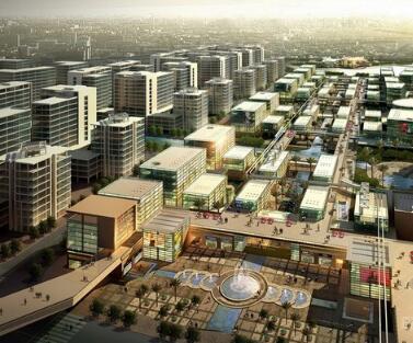 [杭州]某综合体广场概念方案及“新城”核心区城市设计-1