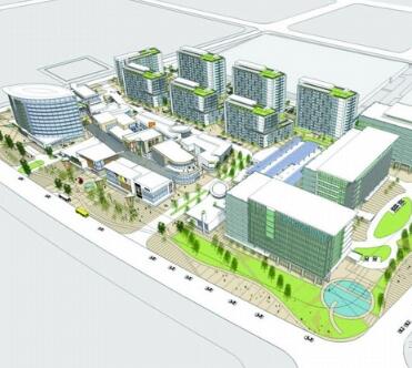 [天津]大型商业区规划及单体设计方案文本(含cad)-1