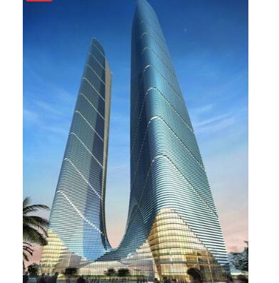 [广西]480米超高层CBD商业塔楼设计方案文本（知名事务所...-1