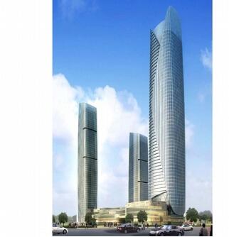 [天津]现代风格超高层商业综合体建筑设计方案文本-1
