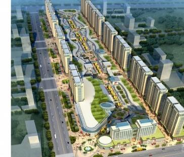 [江苏]现代风格商业街规划及商住楼设计方案文本-1