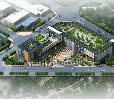 [上海]多层大型综合商业中心建筑设计方案文本（三角形地...-1