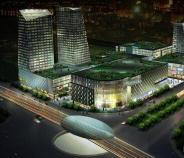 [上海]大型知名商业购物中心建筑设计方案文本-1