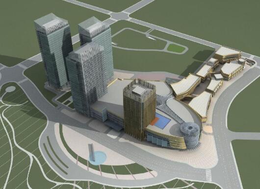 [上海]超高层现代风格商业综合体建筑设计方案文本-1