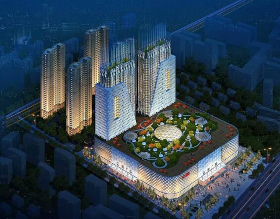[广东]大型商业广场建筑设计方案文本-1