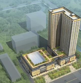 [四川]L型现代风格标准化农贸市场单体建筑设计方案文本-1