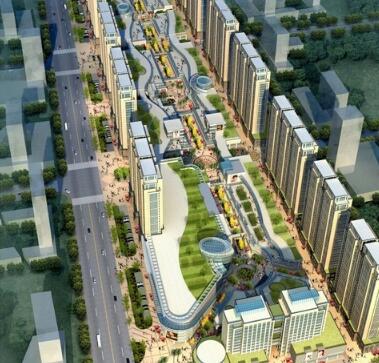 [江苏]通廊式商业步行内街及居住区改造设计方案文本-1