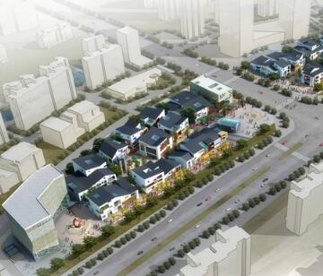 [安徽]新中式风格特色商业步行街设计方案文本-1