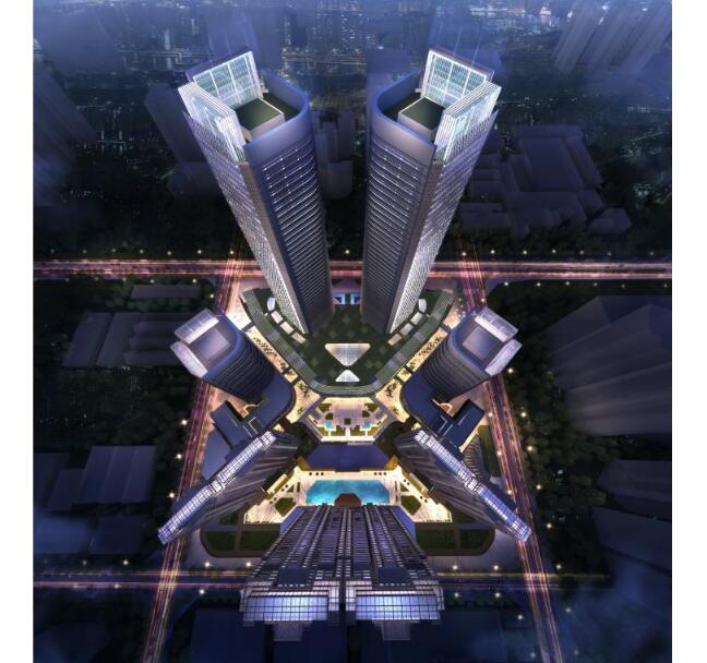 [广东]超高层幕墙立面白兰花造型商业综合体建筑设计方...-1