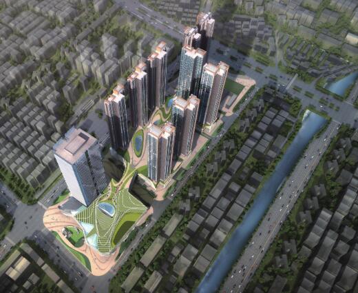 [深圳]西乡超高层商业综合体建筑设计方案文本-1