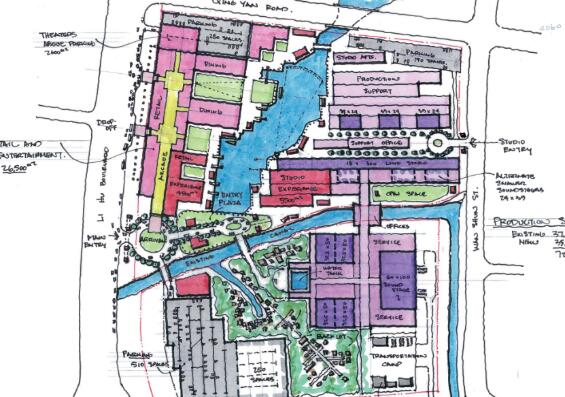 [江苏]华莱坞电影工业创意产业园建筑方案文本（PDF+48页...-1