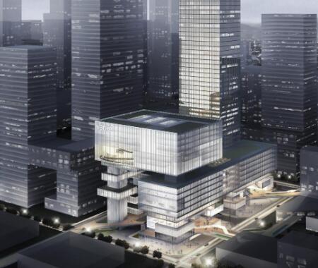 [广东]万科深圳湾超级总部基地中标建筑方案-1