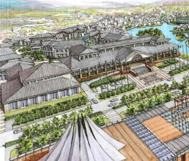 [丽江]某超五星级花园式酒店概念性规划设计文本-1