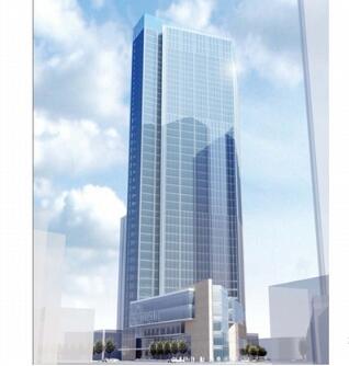 [成都]43层五星级高端酒店建筑设计方案文本-1