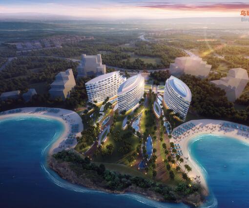 美国夏威夷项目酒店建筑概念设计方案-1