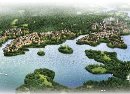[四川]温泉之都大竹百岛湖整体规划及分区设计方案文本-1