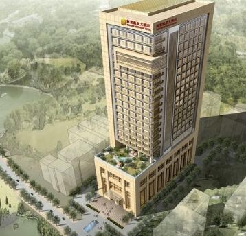 [广东]23层高层星级酒店建筑设计方案文本（含CAD）-1