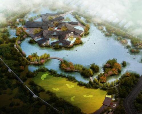 [河南]新中式风格西北湖酒店建筑方案设计（PDF+38页）-1