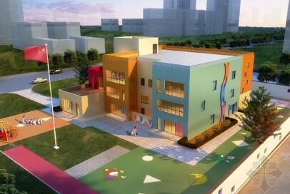 [上海]3层现代风格幼儿园建筑设计方案文本（含CAD图纸 ...-1