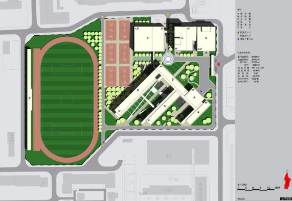 [北京]某中学分校规划建筑方案设计文本JPG-1