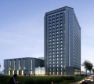 [北京]现代风格政治学院楼建筑设计方案文本（含SU CAD）-1