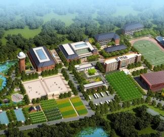 [安徽]现代风格中学校园规划设计方案文本-1