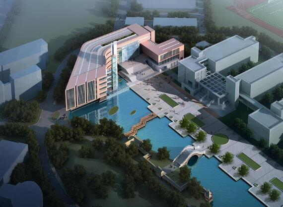 [浙江]广播电视大学图书馆建筑设计方案文本（包含CAD、...-1