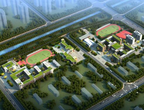[湖北]现代风格中小学建筑设计方案文本-1