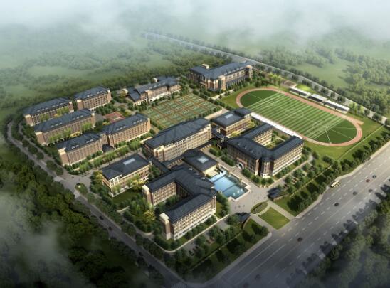[浙江]杭州外国语学校初高中建筑设计方案文本（简洁典...-1