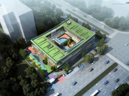 [精品方案]苏州工业园区幼儿园建筑方案（包含SU建筑模型...-1