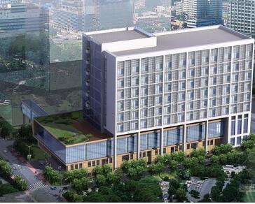 [上海]现代风格小儿外科医学中心楼和市血液中心建筑设计...-1