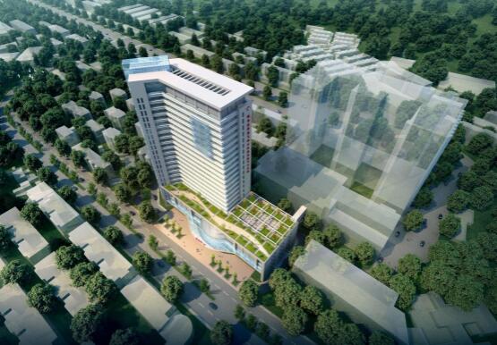 [安徽]折线型体量现代风格医院急救中心建筑设计方案文...-1