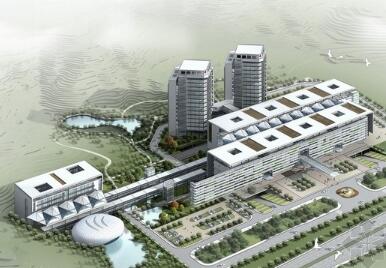 [深圳]大型医院规划及单体设计方案文本(含CAD)-1